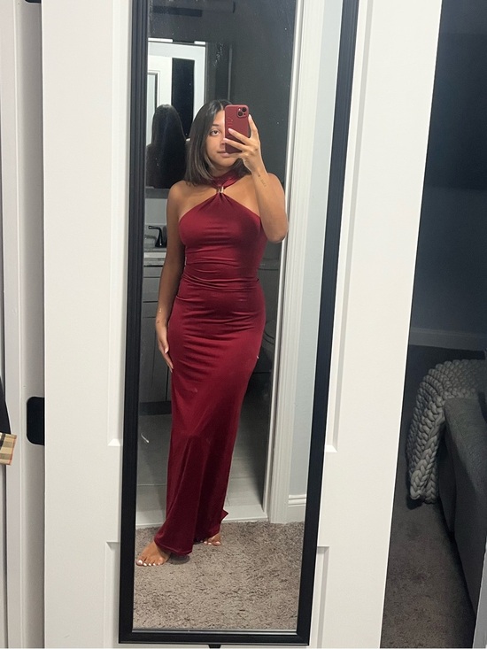 SHEIN Dresses & Skirts - Burgundy high neck dress